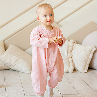 Комбинезон Облачко зефир из муслина