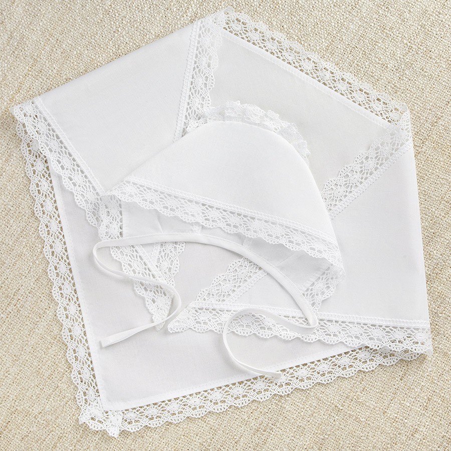 Крестильный набор для ребенка "Классика" с полотенцем фото 9