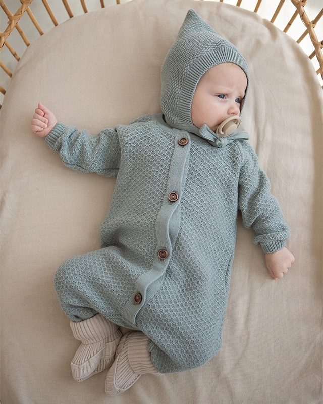 Вязаная шапочка ELF полынь фото 4