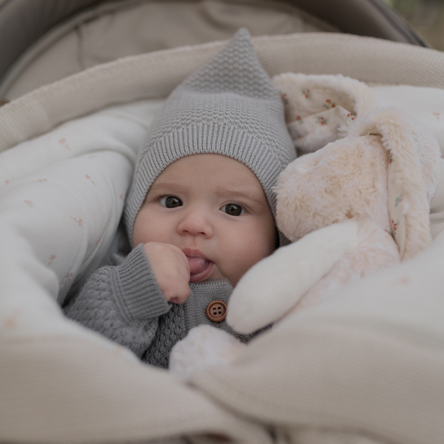 Вязаная шапочка ELF серебро фото 6