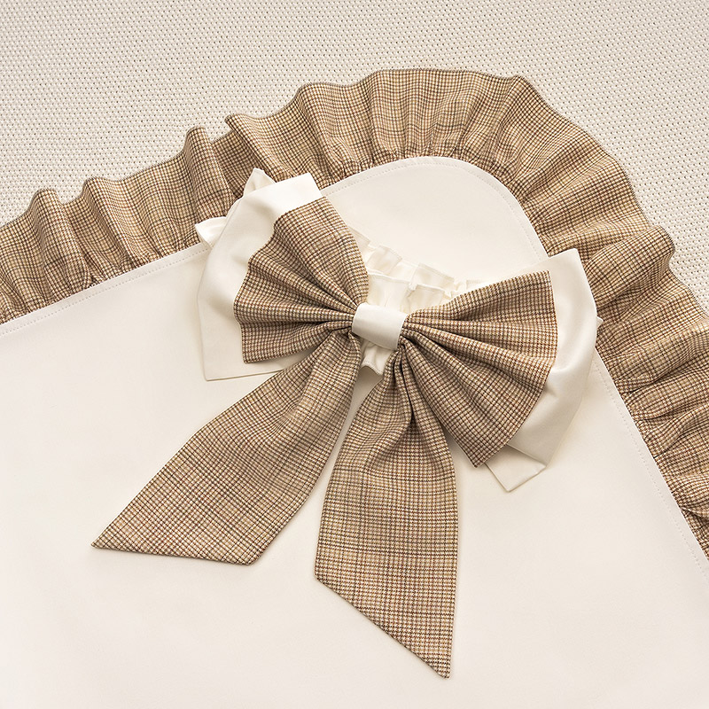 Костюмчик/комплект с уголком Денди карамельная клетка фото 6