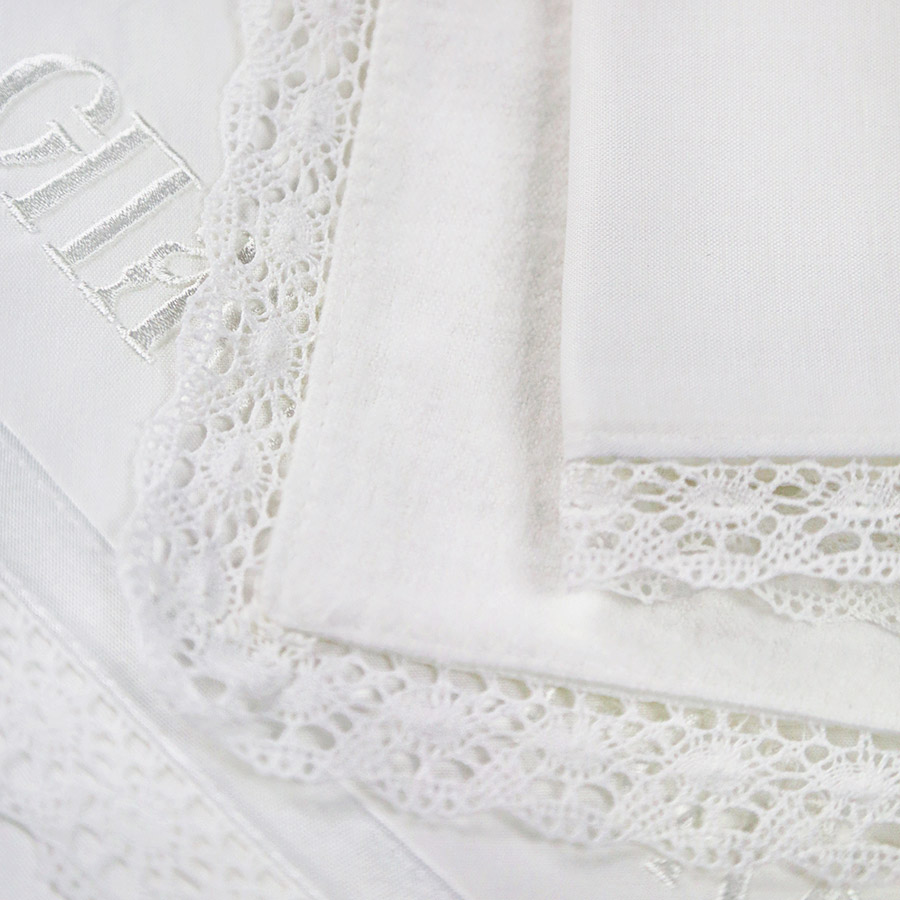 Теплая кружевная крыжма "Обвитый крестик с молитвой" фото 4