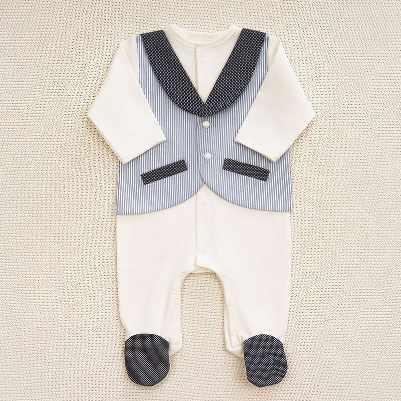 Костюмчик Денди полоска-горошек фото 2