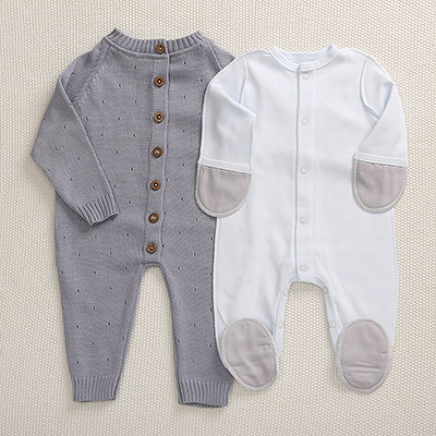 Комбинезон "Капелька" серый