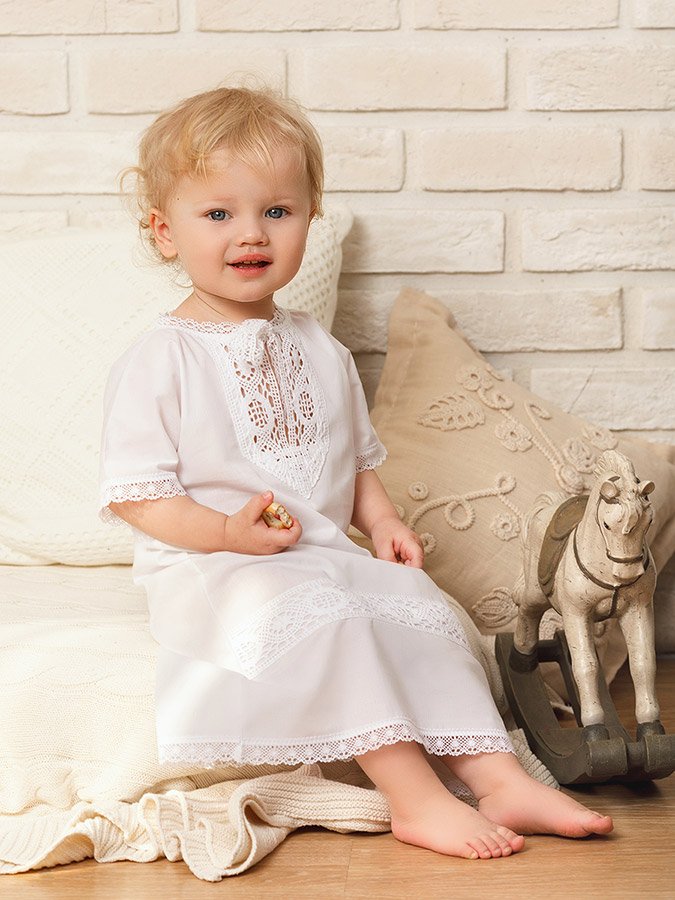 Фото товара "Крестильный набор для мальчика "Петр" с полотенцем" при наведении