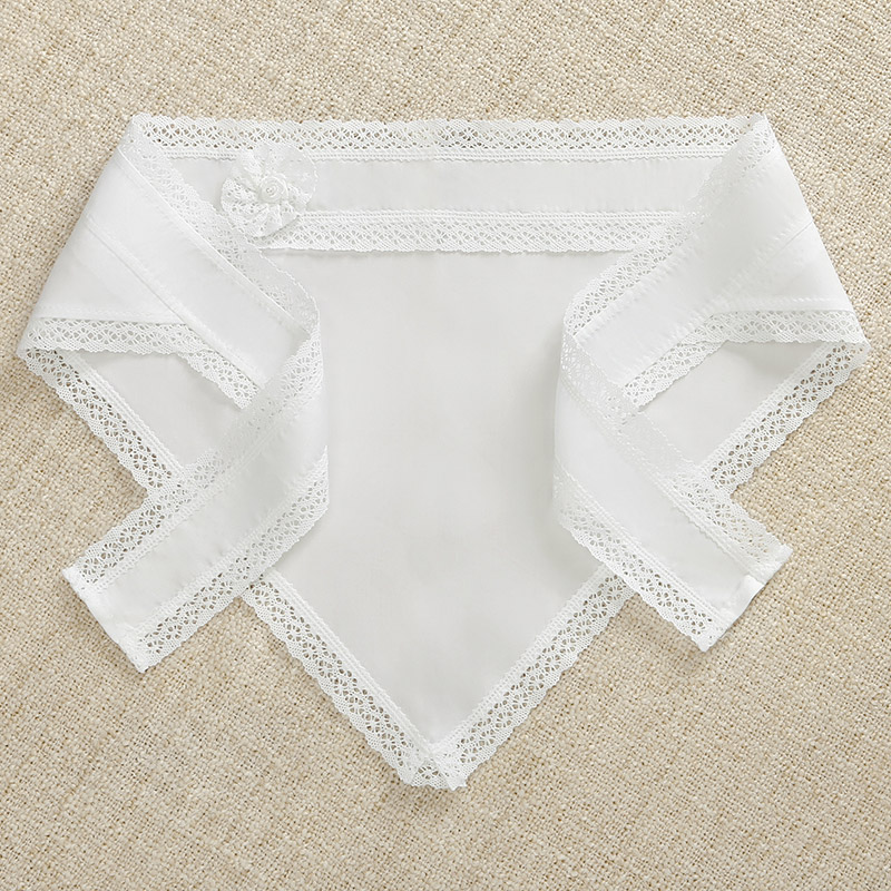 Косынка с цветочком "Ангелина" фото 2