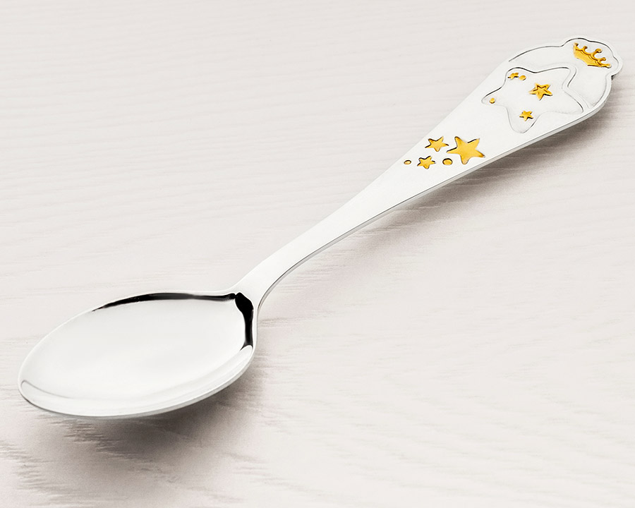 Серебряная ложка "Звездочка" фото 5