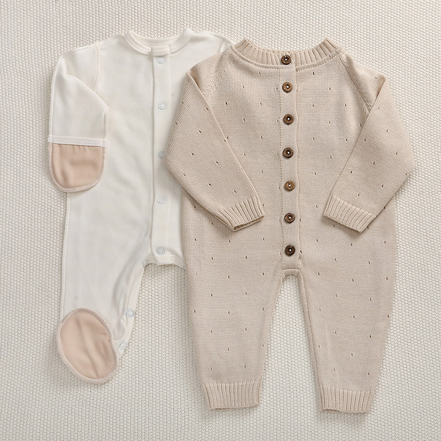 Комбинезон "Капелька" бежевый фото 1