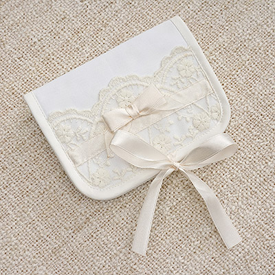 Кружевной конвертик для первого локона - миниатюра фотографии товара в каталоге ЛиноБамбино