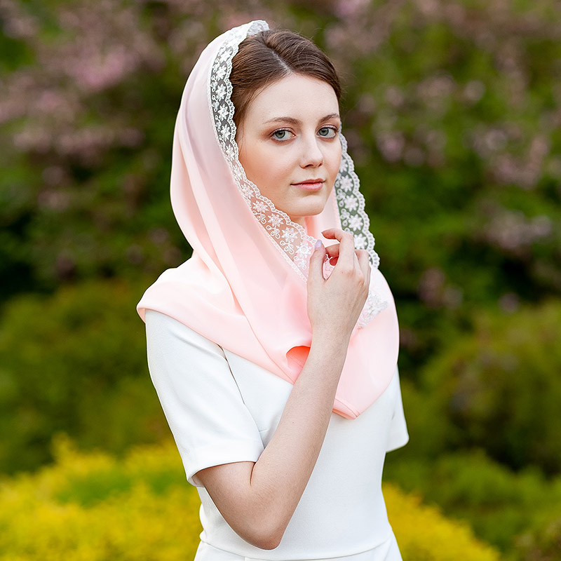 Женский церковный снуд-хомут "Кристина" фото 1