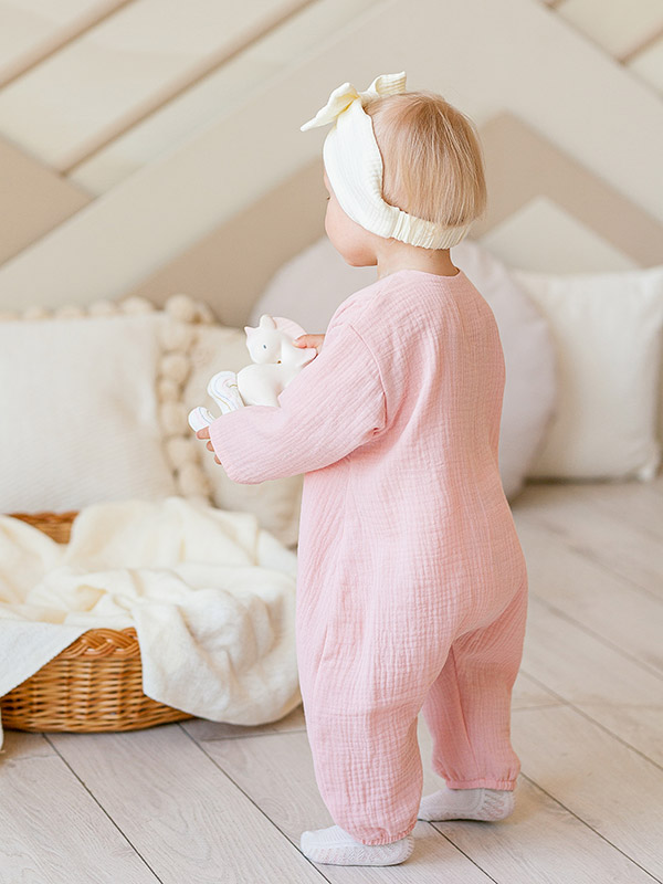 Комбинезон Облачко зефир из муслина фото 1