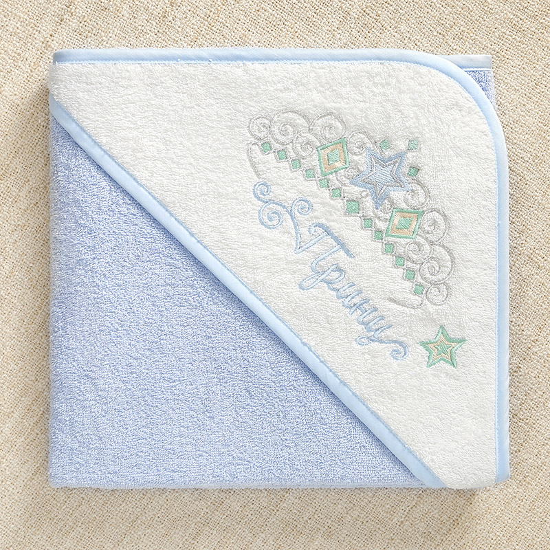 Полотенце Принц с уголком для купания фото 1