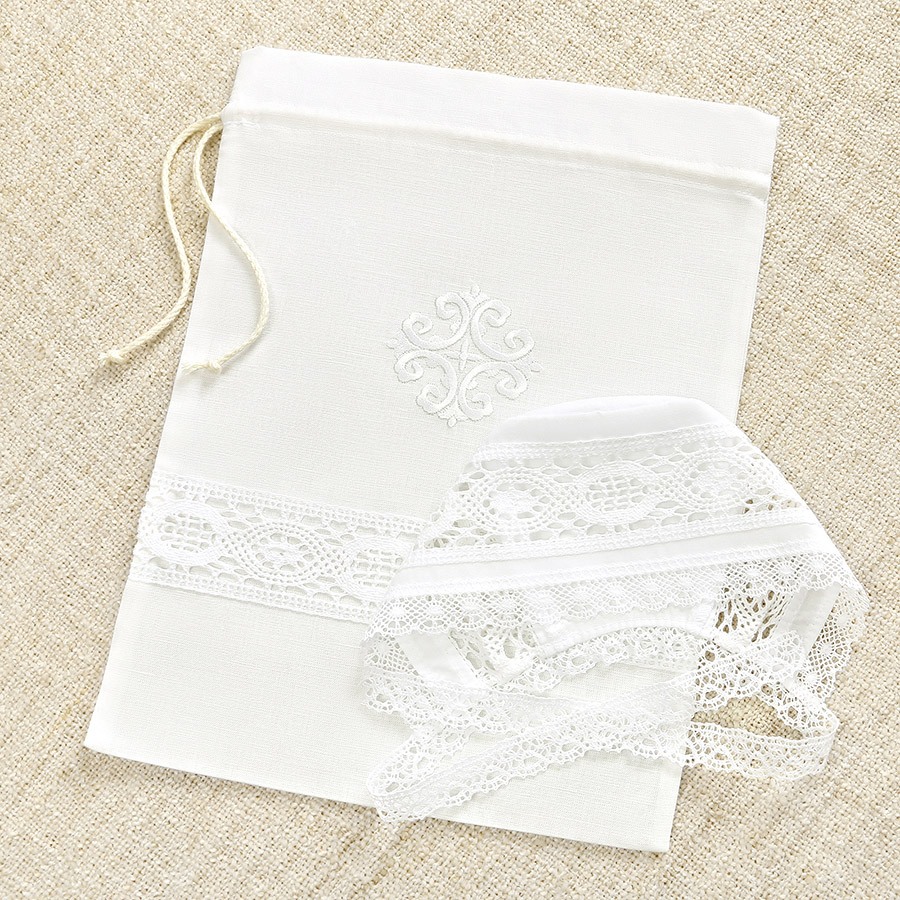 Крестильный комплект "Петр" для мальчика с пеленкой фото 6