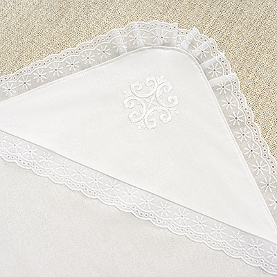 Фото товара "Пеленка для крещения из бязи с шитьём" при наведении