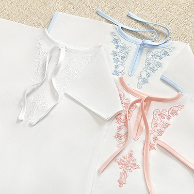 Крестильный набор с полотенцем "Листики" - миниатюра фотографии товара в каталоге ЛиноБамбино