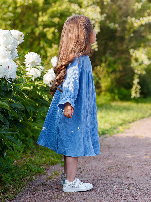 Платье Дымка джинс муслин фото 2