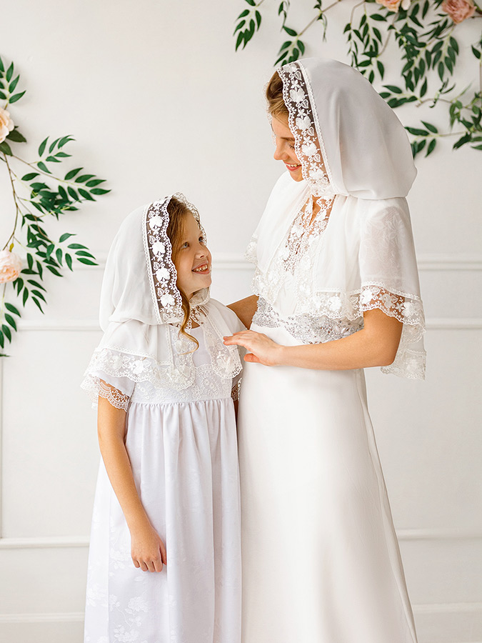 Накидка для храма "Валентина" фото 4