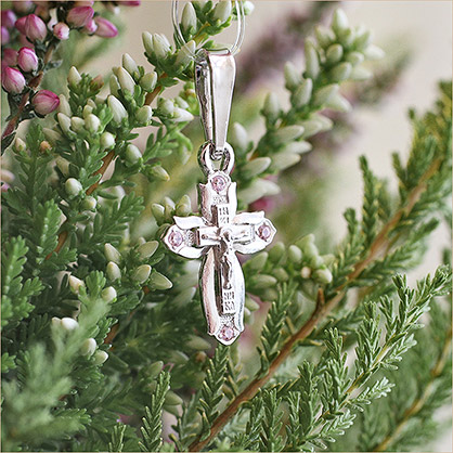 Золотой крестик 20478АКВ фото 3