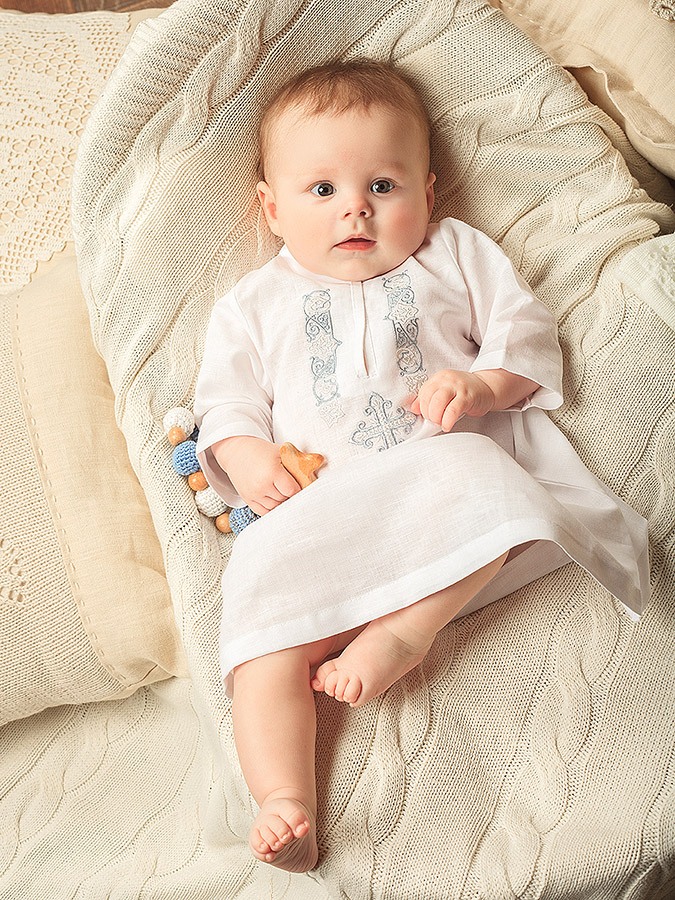 Крестильная рубашка "Артемий" для мальчика фото 1