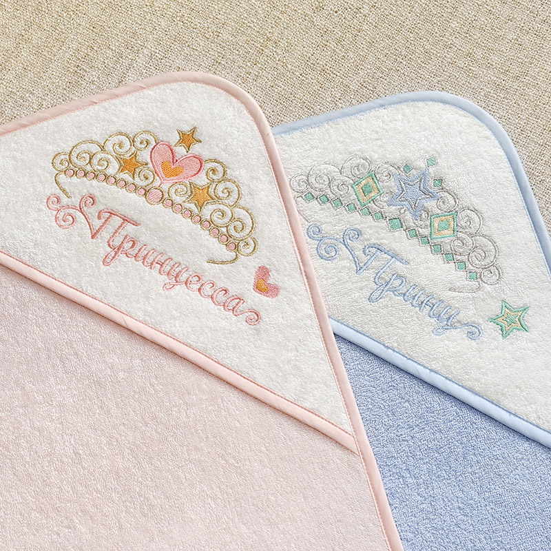 Полотенце Принц с уголком для купания фото 4