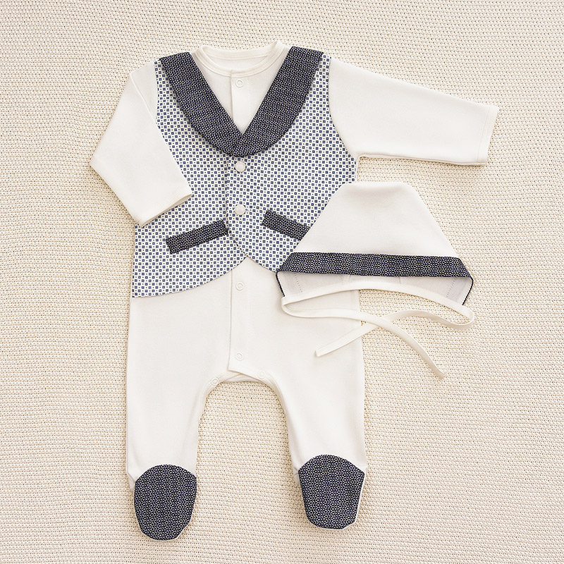 Костюмчик/комплект с уголком Денди крестики-нолики фото 2