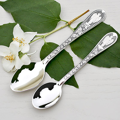 Серебряная ложка "Архангел Михаил"