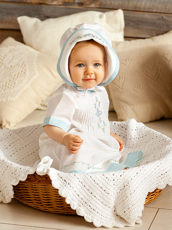 Платье "Незабудка" для Крещения девочки фото 10