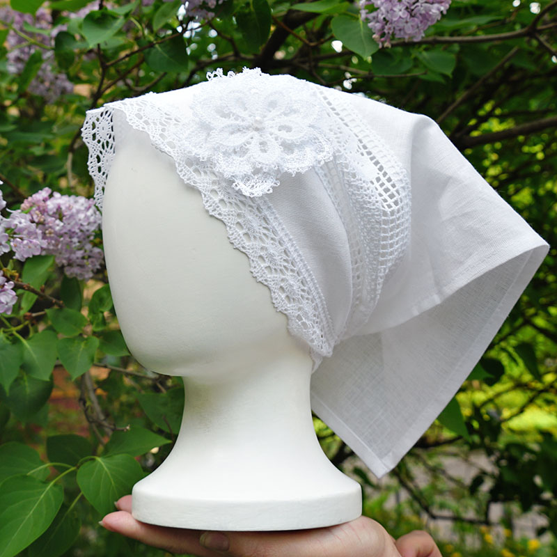 Косынка на резинке Ромашки фото 1