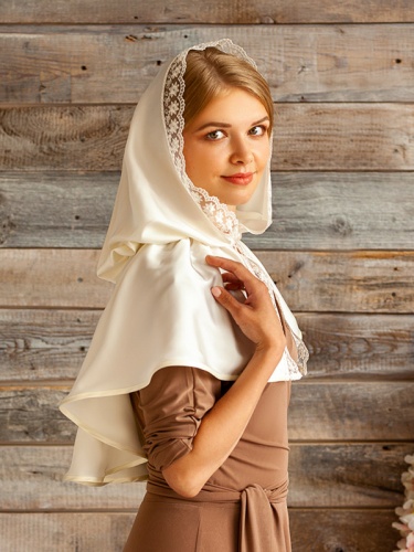 Накидка для церкви "Таисия" - фото из магазина ЛиноБамбино