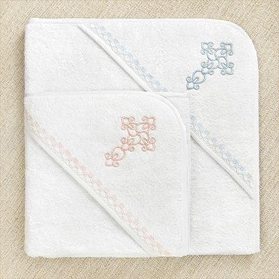 Полотенце для крещения с уголком "Ажурный крест" - миниатюра фотографии товара в каталоге ЛиноБамбино