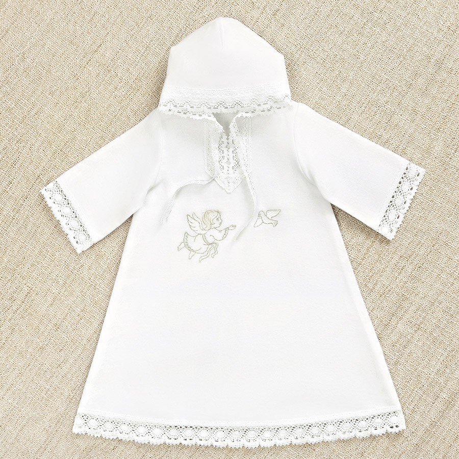 Детский крестильный комплект "Ангел" с пеленкой фото 8