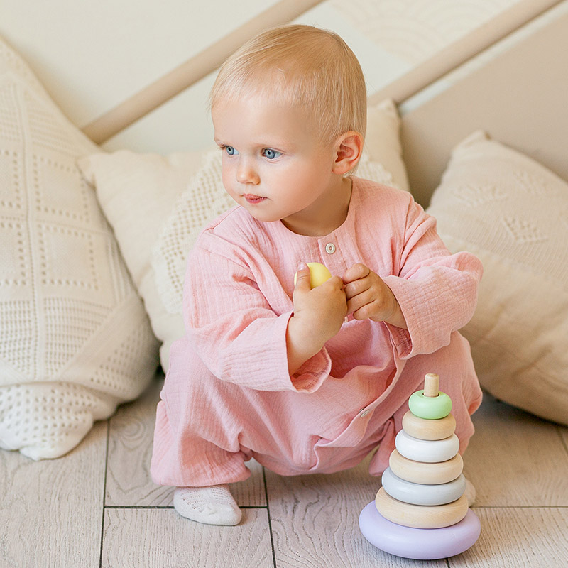 Комбинезон Облачко зефир из муслина фото 5