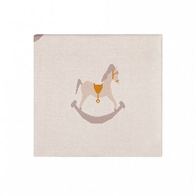 Фото товара "Плед "Лошадки"" из магазина ЛиноБамбино