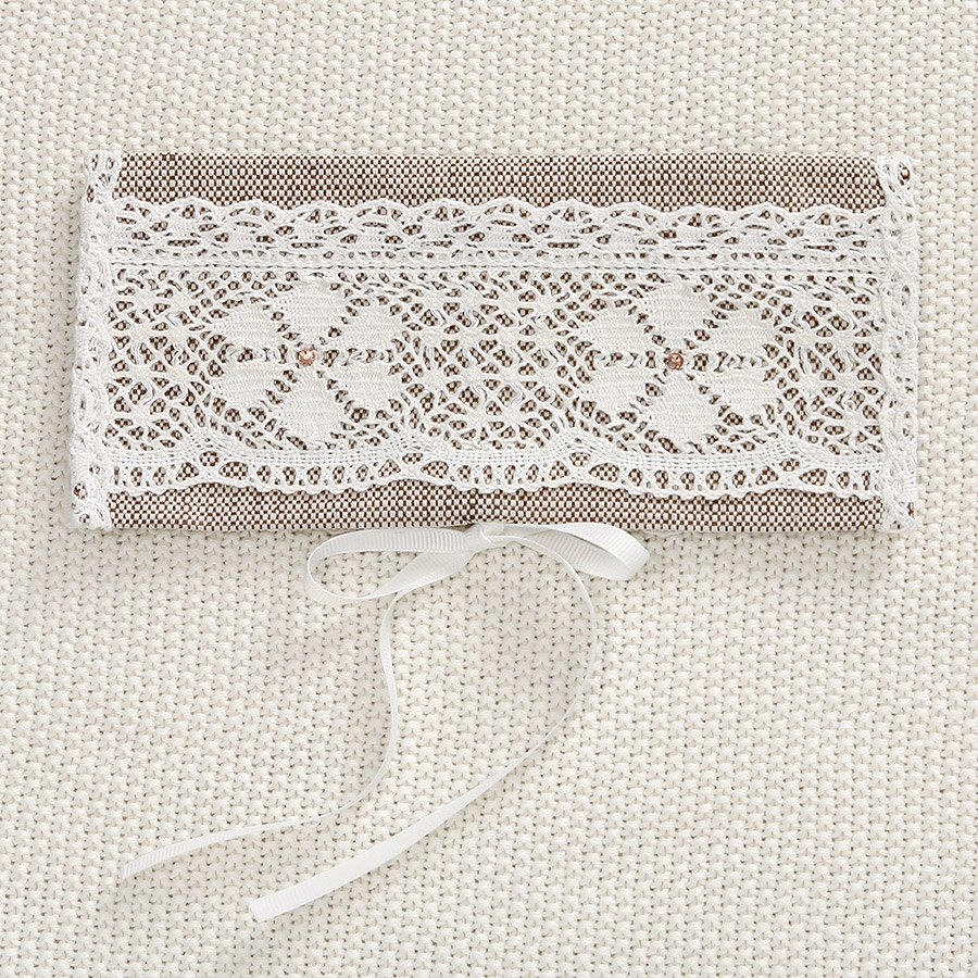 Льняной конвертик для денег фото 4