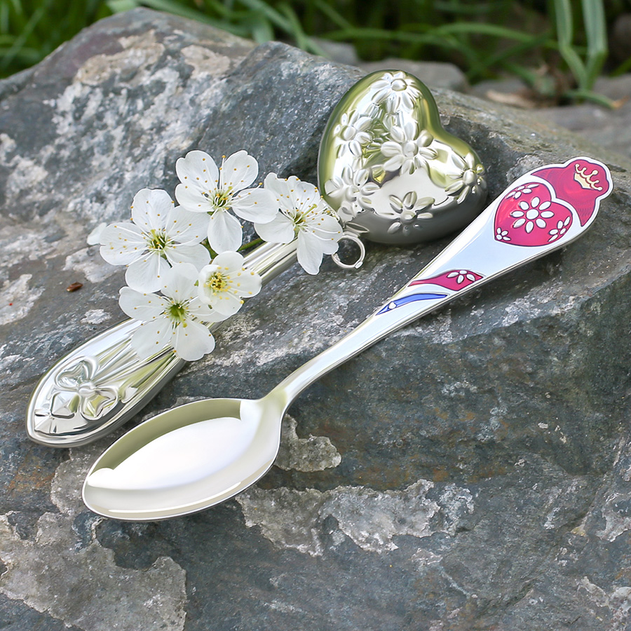 Ложка и погремушка "Сердце" фото 4