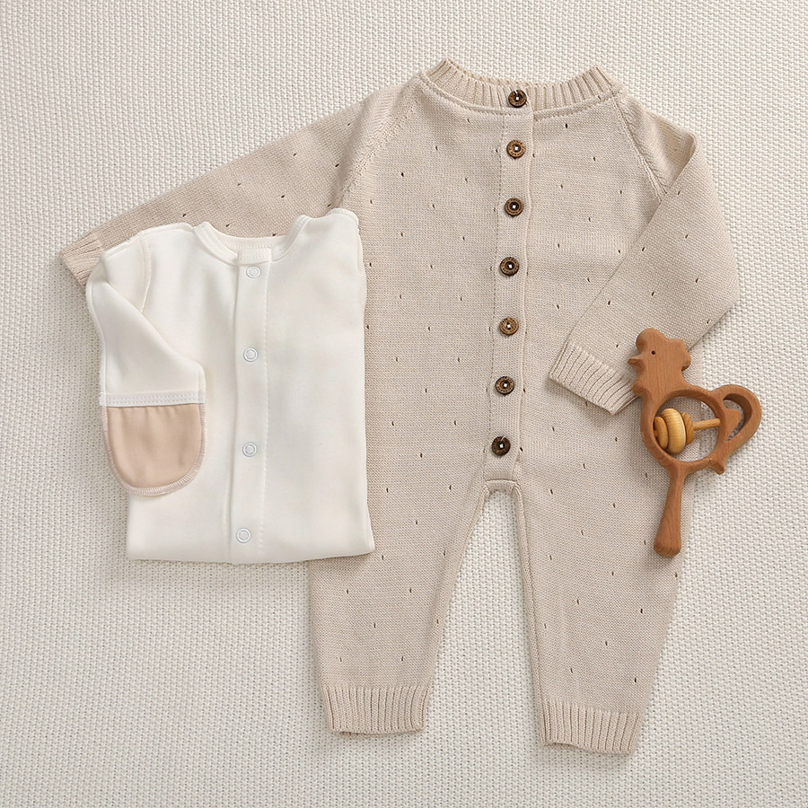 Комбинезон "Капелька" бежевый фото 3