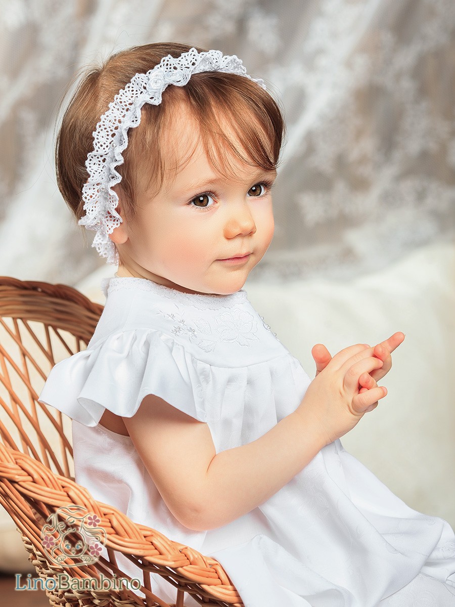 Платье "Дарья" для Крещения девочки фото 5