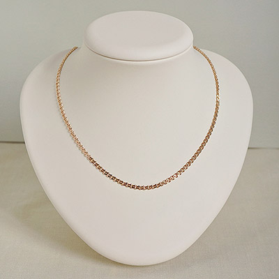 Цепь Нона 2650 из серебра с позолотой