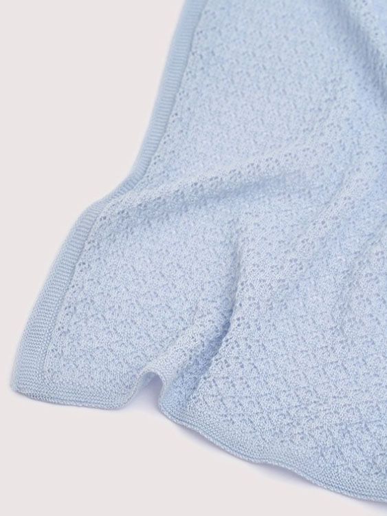 Ажурная пеленка-плед небесный фото 4