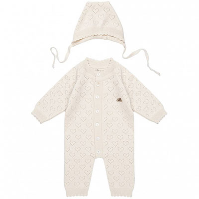 Фото товара "Комплект "Мамина любовь"  комбинезон + шапочка" из магазина ЛиноБамбино