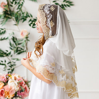 Фото товара "Накидка для девочки "Сияние"" из магазина ЛиноБамбино