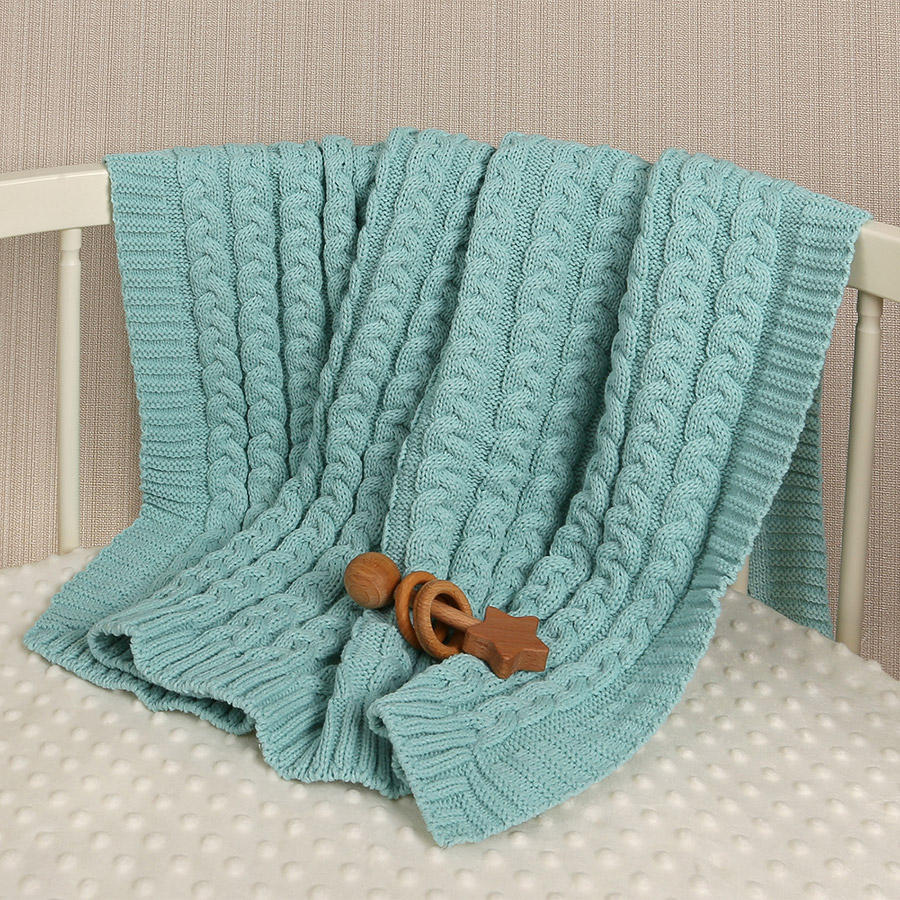 Детский плед "Косички" тиффани фото 1