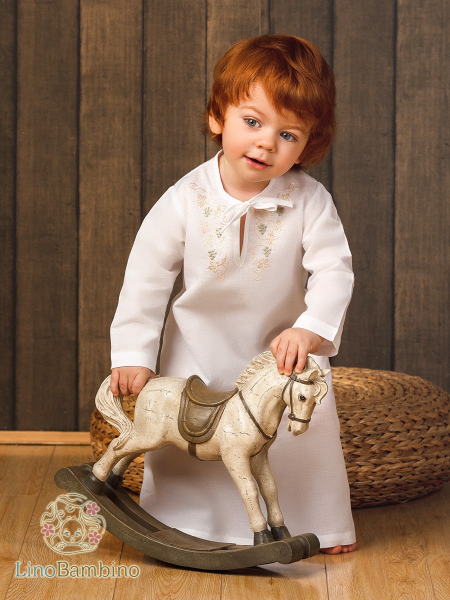 Крестильный комплект "Георгий" для мальчика с пеленкой фото 4