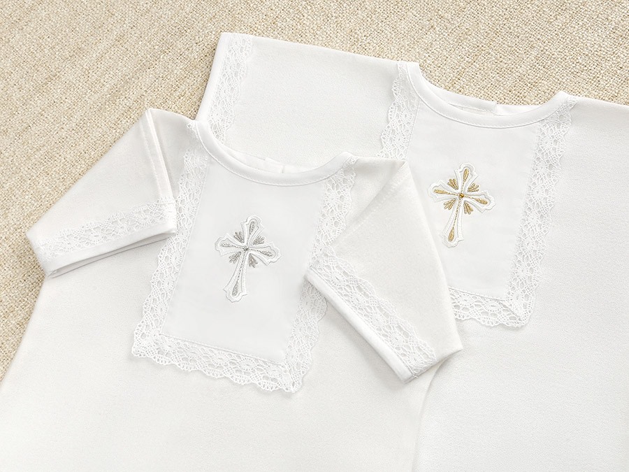 Крестильный комплект "Светик" для ребенка с пеленкой фото 10