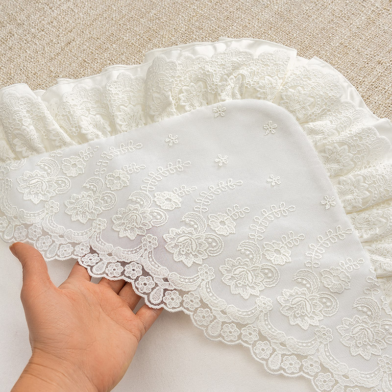 Крыжма с уголком для крещения девочки "Анастасия" фото 5