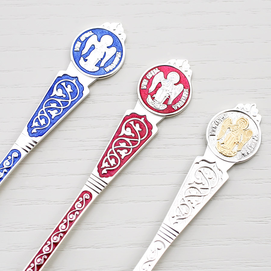 Подарочный набор "Икона и ложка для крестницы" фото 3