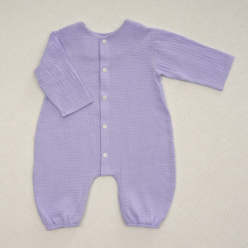 Комбинезон Облачко сирень из муслина фото 5