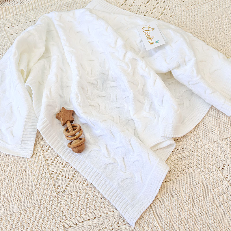 Плед "Остин",  белый фото 2