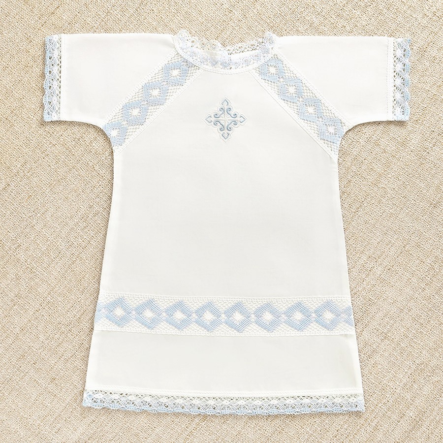 Крестильный набор для мальчика "Александр" с полотенцем фото 10