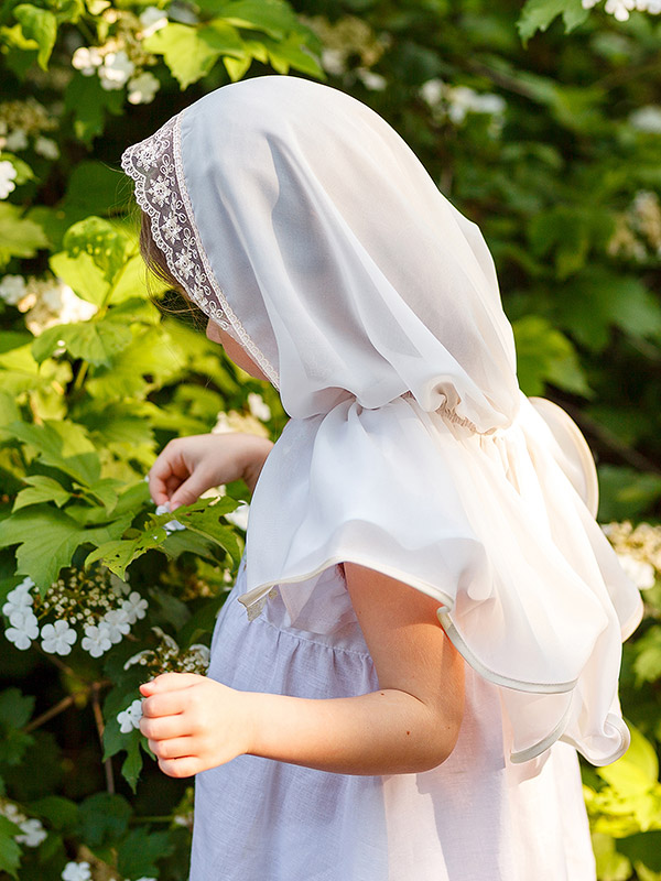 Платок-капюшон для девочки "Василиса" фото 4